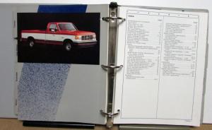 1987 Ford Light Truck Facts Book Ranger Econoline Bronco II F-Series C/K