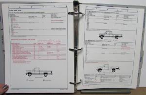 1987 Ford Light Truck Facts Book Ranger Econoline Bronco II F-Series C/K