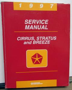 1997 Chrysler Cirrus Dodge Stratus Plymouth Breeze Service Shop Repair Manual