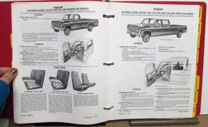 1978 Chevrolet Truck Data Book LUV El Camino Pickup Blazer C/K