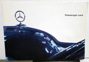 1963 Mercedes-Benz Passenger Cars Sales Folder Brochure - 190 220 300 230 P1097