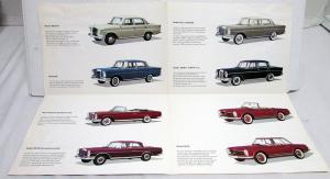 1963 Mercedes-Benz Passenger Cars Sales Folder Brochure - 190 220 300 230 P1097