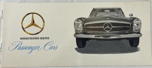 1963 Mercedes-Benz Passenger Cars Sales Brochure - 190 220 230 300