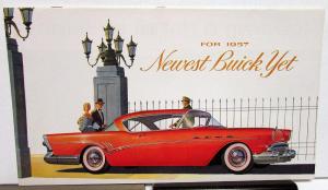 1957 Buick Roadmaster Century Caballero Super Special Full Line Sales Brochure