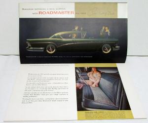 1957 Buick Roadmaster Century Caballero Super Special Full Line Sales Brochure