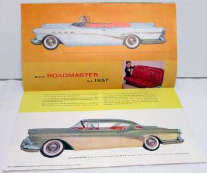 1957 Buick Roadmaster Century Caballero Super Special Full Line Sales Brochure