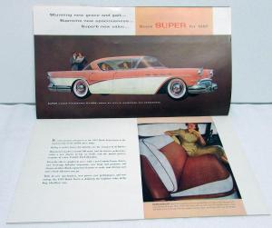 1957 Buick Roadmaster Century Caballero Super Special Full Line Sales Brochure