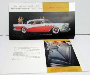 1957 Buick Roadmaster Century Caballero Super Special Full Line Sales Brochure