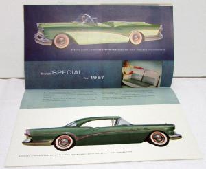 1957 Buick Roadmaster Century Caballero Super Special Full Line Sales Brochure