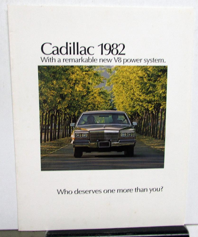 1982 Cadillac V8 HT 4100 Power System Sales Brochure Original