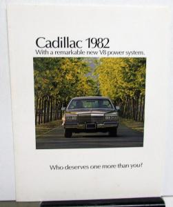 1982 Cadillac V8 HT 4100 Power System Sales Brochure Original