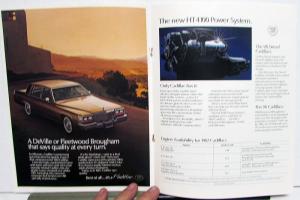 1982 Cadillac V8 HT 4100 Power System Sales Brochure Original
