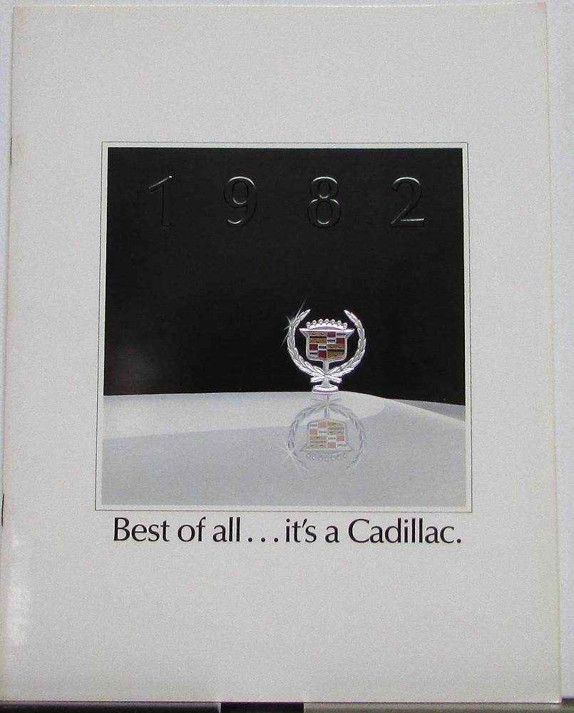 1982 Cadillac DeVille Eldorado Fleetwood Seville Sales Brochure Original