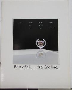 1982 Cadillac DeVille Eldorado Fleetwood Seville Sales Brochure Original