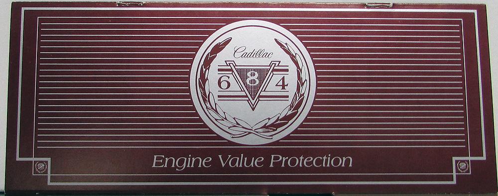 1981 Cadillac Engine Value Protection V8 6 4 Sales Folder Original