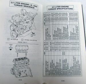 1983 Cadillac Quick Reference Specifications Guide Brochure SALESMAN ONLY ITEM