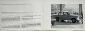1964 Mercedes-Benz 190 Sales Brochure Large Folder with Spec Data Sheet P1001/5