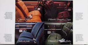 1983 Cadillac deVille Fleetwood Seville Eldorado Limo CANADIAN Sale Brochure