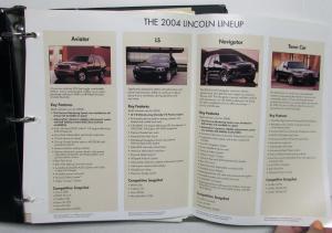 2004 Lincoln Product Portfolio Aviator LS Navigator Town Car