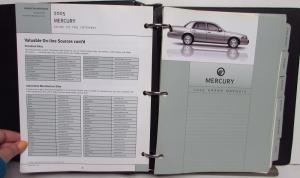 2005 Mercury Product Portfolio Grand Marquis Mariner Milan Montego Sable