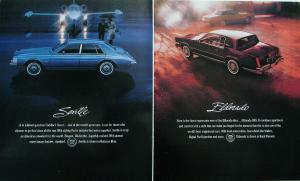 1983 Cadillac Seville Eldorado Fleetwood Brougham DeVille Sales Brochure MAILER