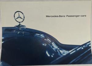 1964 Mercedes-Benz Passenger Cars Sales Folder - 190 220 300 600 230 P1097/2