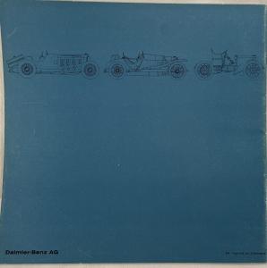 1964 Mercedes-Benz Success with Touring Racing Cars Over 70 years Sales Brochure