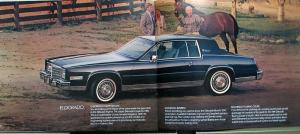 1984 Cadillac DeVille Fleetwood Brougham Eldorado Seville Cimarron Sale Brochure