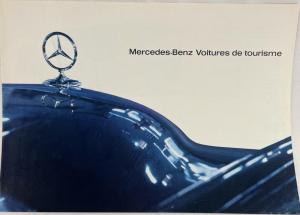 1965 Mercedes-Benz Voitures de tourisme Sales Folder Brochure - French