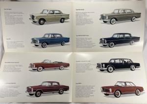 1965 Mercedes-Benz Voitures de tourisme Sales Folder Brochure - French