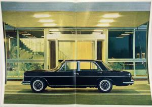 1965 Mercedes-Benz 300SEL Data Sheet Brochure