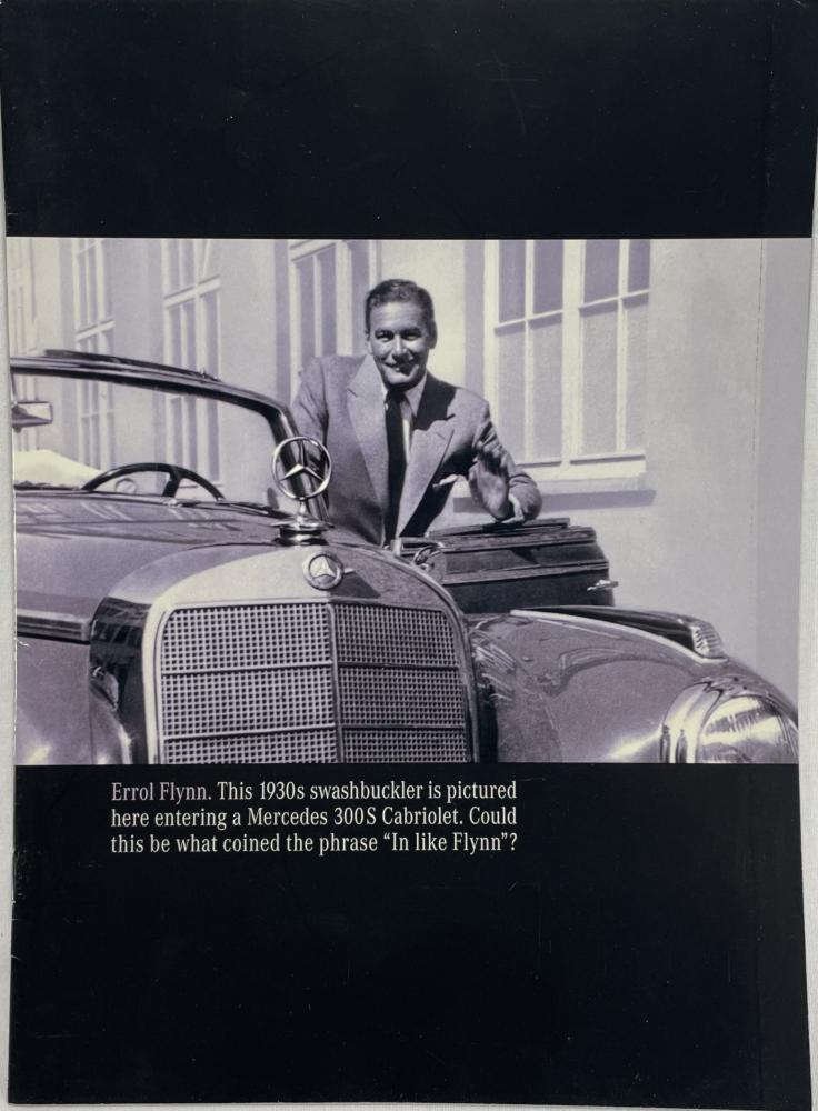 1995 Mercedes-Benz E-Series Brochure Flynn Dietrich Crosby Cooper Brynner
