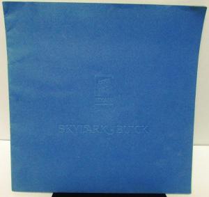 1962 Buick Skylark Oversized ORIGINAL Sales Brochure Blue Cover