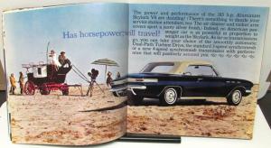 1962 Buick Skylark Oversized ORIGINAL Sales Brochure Blue Cover