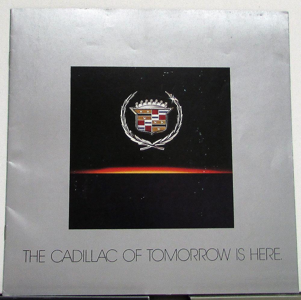 1985 Cadillac Sedan & Coupe DeVille & Fleetwood & Warranty Sales Brochure Orig