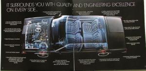 1985 Cadillac Sedan & Coupe DeVille & Fleetwood & Warranty Sales Brochure Orig