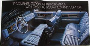 1985 Cadillac Sedan & Coupe DeVille & Fleetwood & Warranty Sales Brochure Orig
