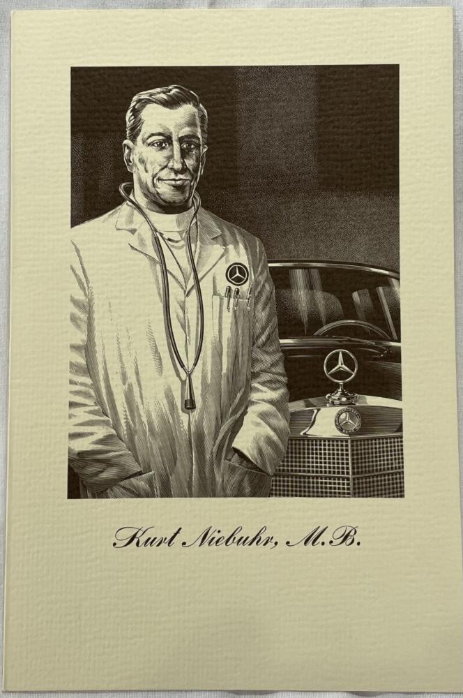 1965 Mercedes-Benz Ad Promotes M-B Technicians as Doctors of Motors