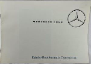 1965 Mercedes-Benz Daimler-Benz Automatic Transmission Sales Brochure P1014/8