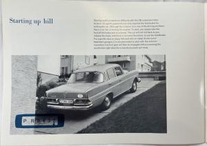 1965 Mercedes-Benz Daimler-Benz Automatic Transmission Sales Brochure P1014/8