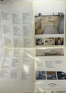 1965-1966 Mercedes-Benz Model 200 D Sales Folder Brochure - Swedish Text