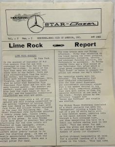 1966 Mercedes-Benz Club of America Sea-Level Star-Gazer Newsletter Vol 5 No 5