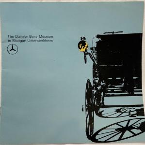 1966 Daimler-Benz Museum in Stuttgart-Untertuerkheim Brochure