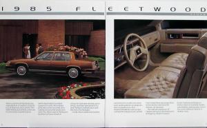 1985 Cadillac DeVille Fleetwood Limo Eldorado Seville Full Line Sales Brochure