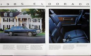 1985 Cadillac DeVille Fleetwood Limo Eldorado Seville Full Line Sales Brochure