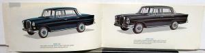 1966 Mercedes-Benz Passenger Cars Sales Brochure - 200 230 220 300 Grand Sedan