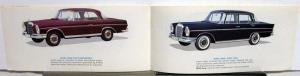 1966 Mercedes-Benz Passenger Cars Sales Brochure - 200 230 220 300 Grand Sedan