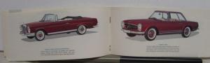 1966 Mercedes-Benz Passenger Cars Sales Brochure - 200 230 220 300 Grand Sedan