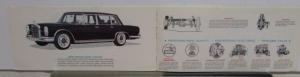 1966 Mercedes-Benz Passenger Cars Sales Brochure - 200 230 220 300 Grand Sedan