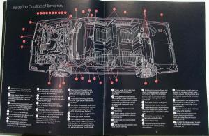 1985 Cadillac of Tomorrow Fleetwood & Coupe & Sedan DeVille DEALER ONLY ITEM